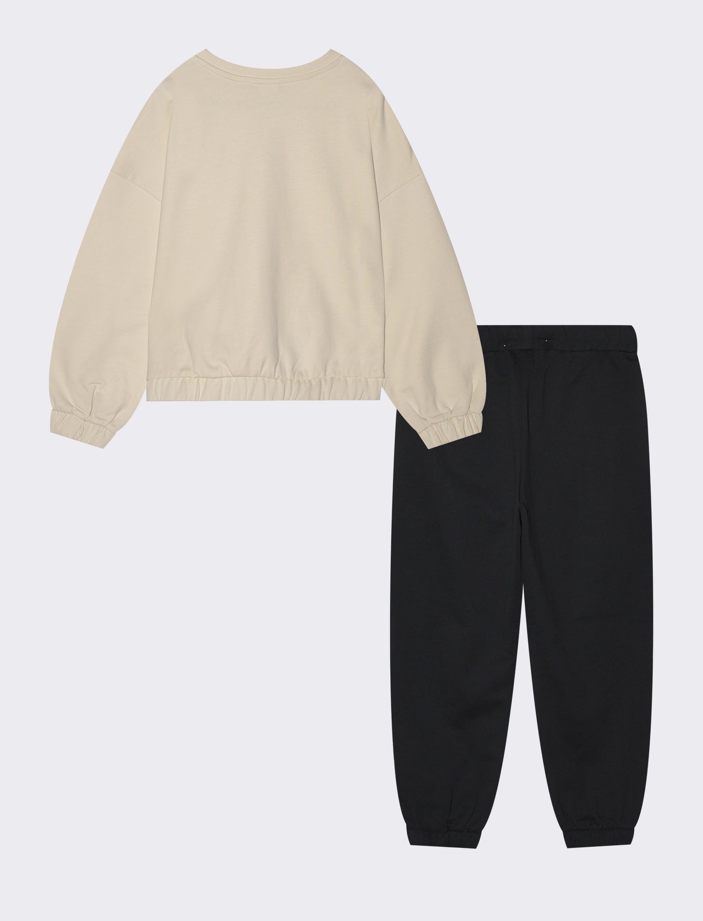Tuta da bambina comoda e alla moda - Beige