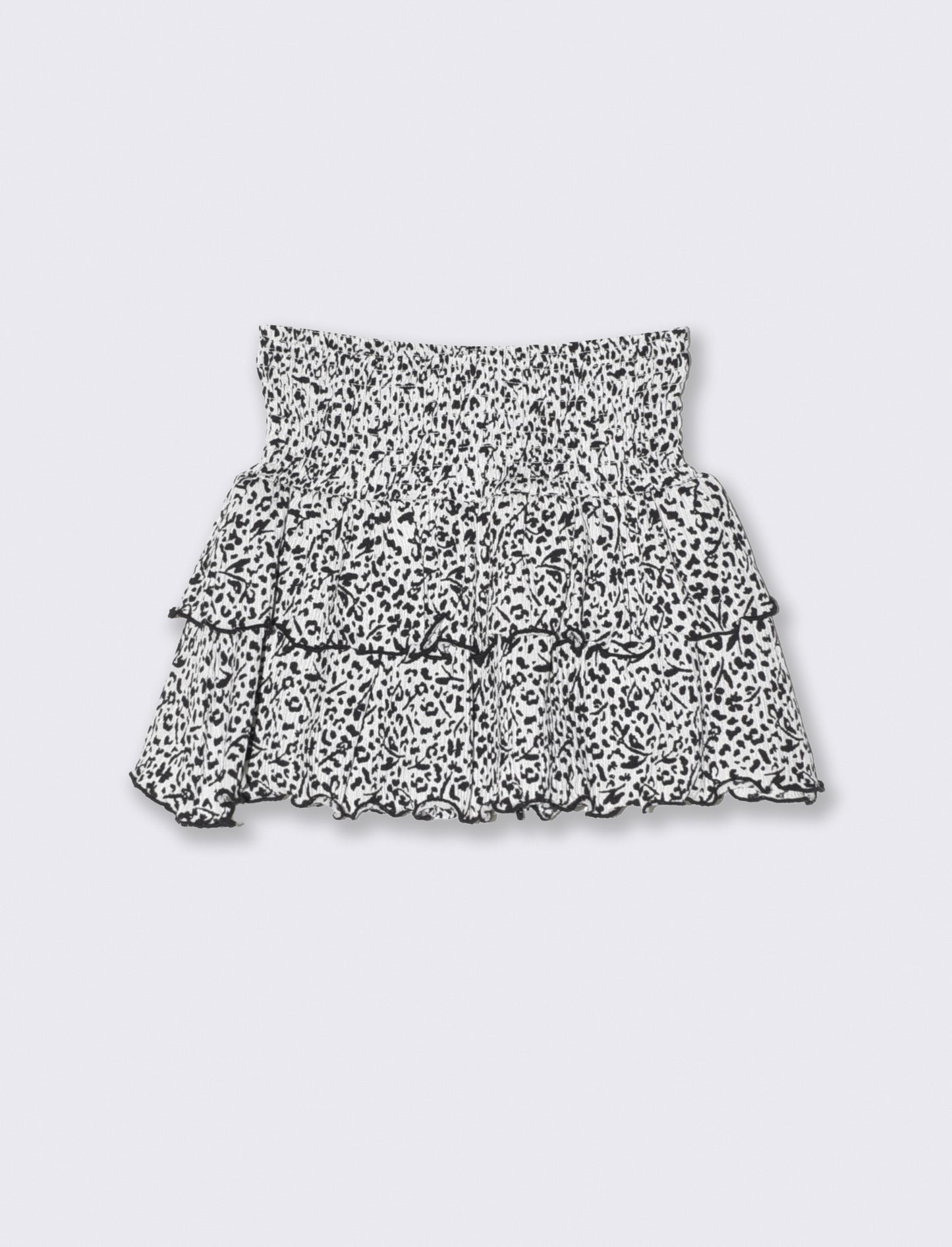 Gonna da bambina in tessuto increspato - Fantasia