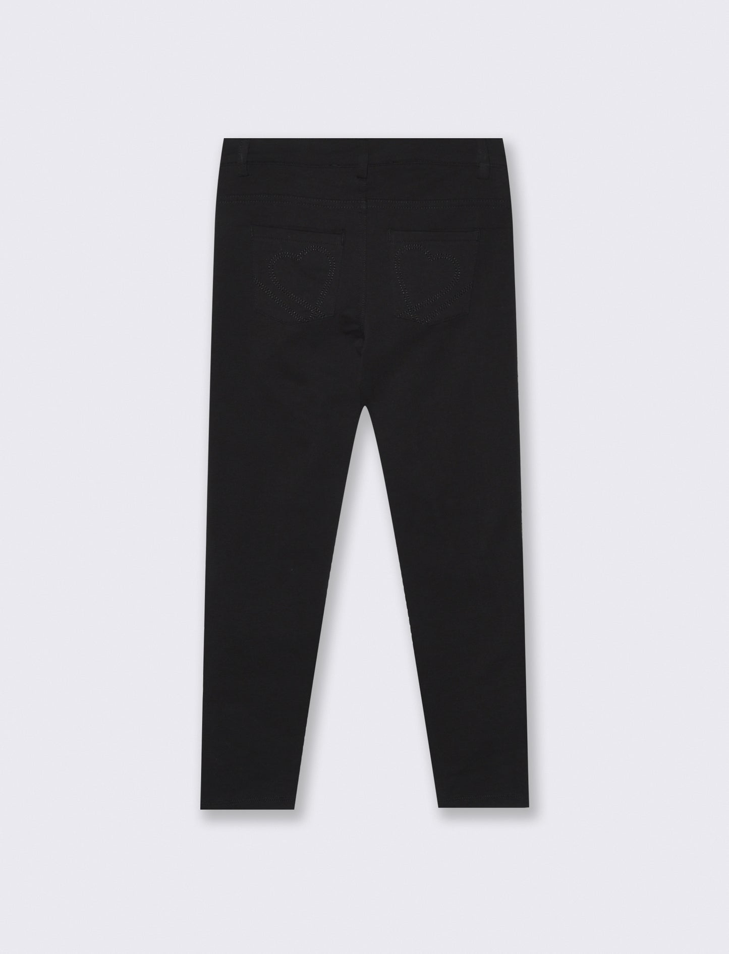 Pantaloni skinny in felpa - Nero
