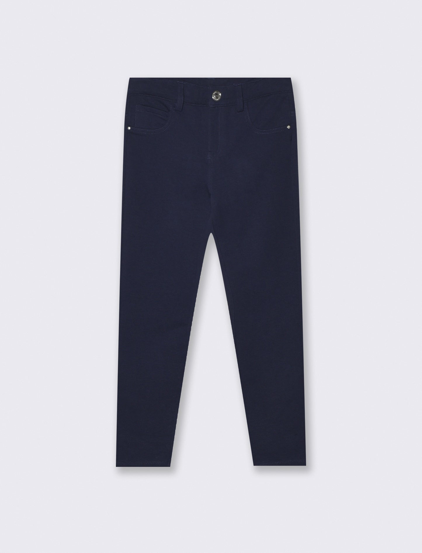 Pantaloni skinny in felpa French Terry - Blu