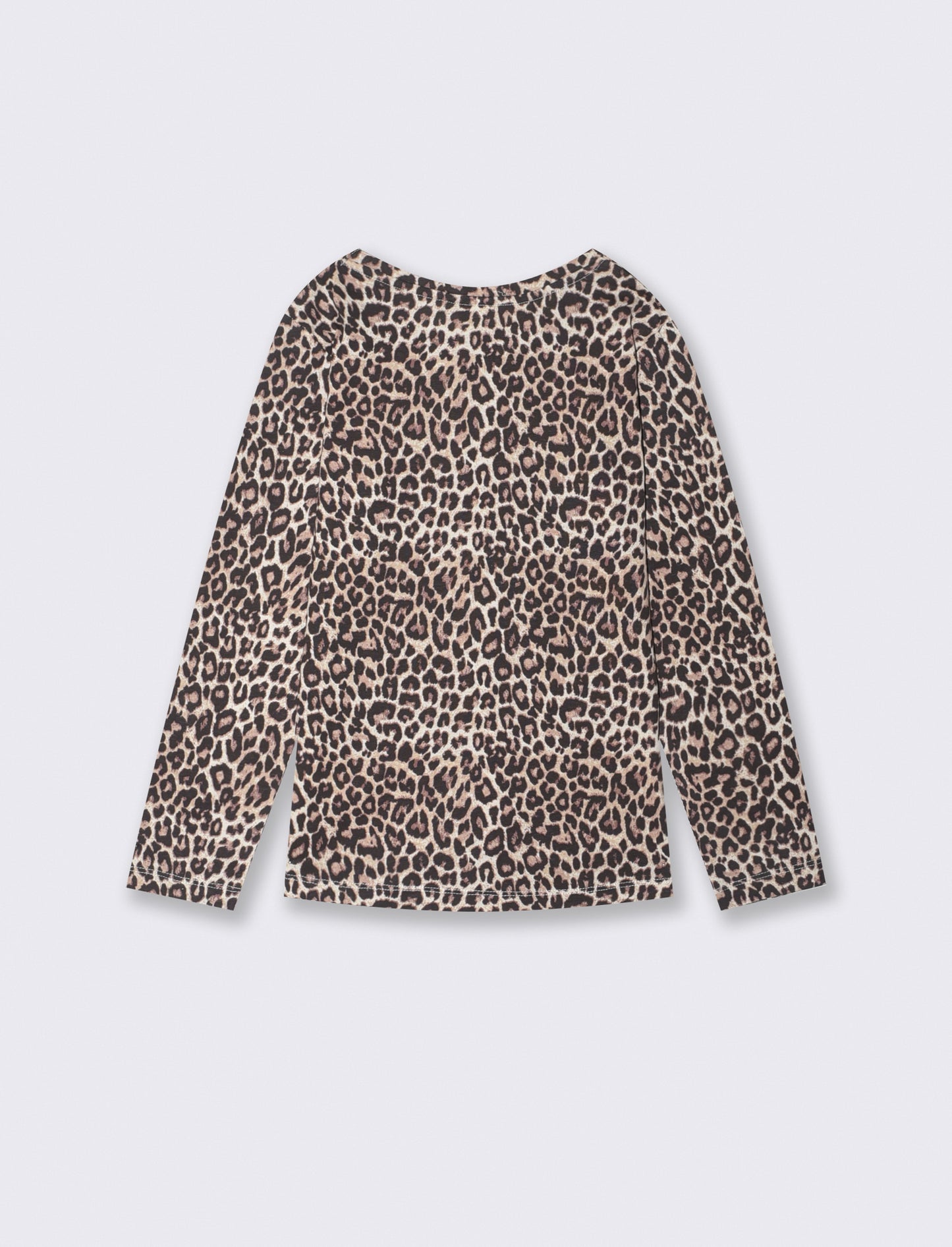 Long sleeve T-shirt with glossy print - Animalier