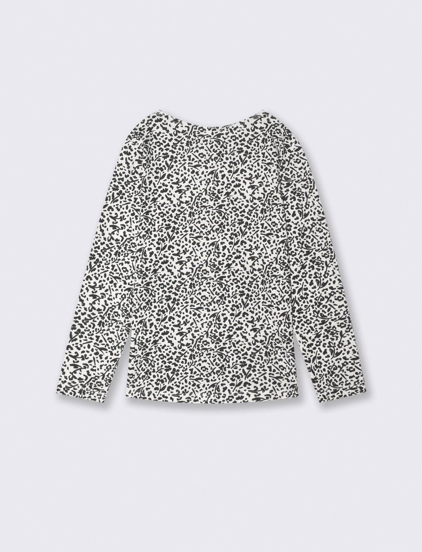 Long sleeve T-shirt with glossy print - Multicolor
