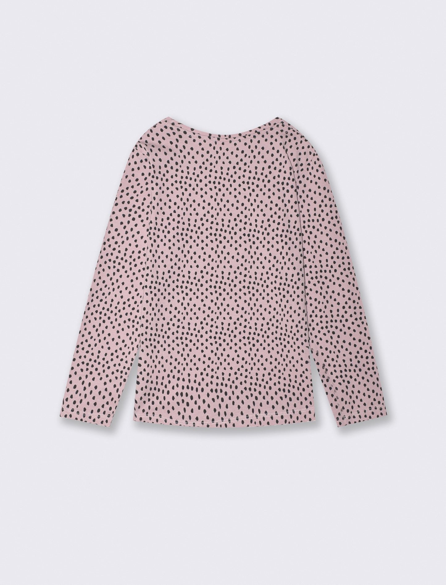 Long sleeve T-shirt with glossy print - Pink