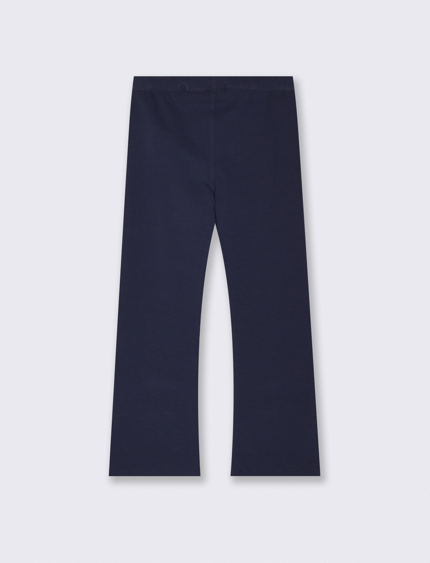Cotton Stretch Flared Leggings - Blue