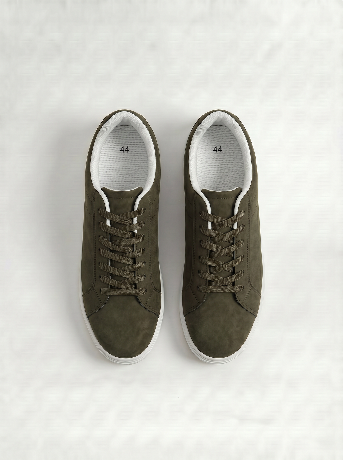 Sneakers minimal da uomo in poliuretano - Verde