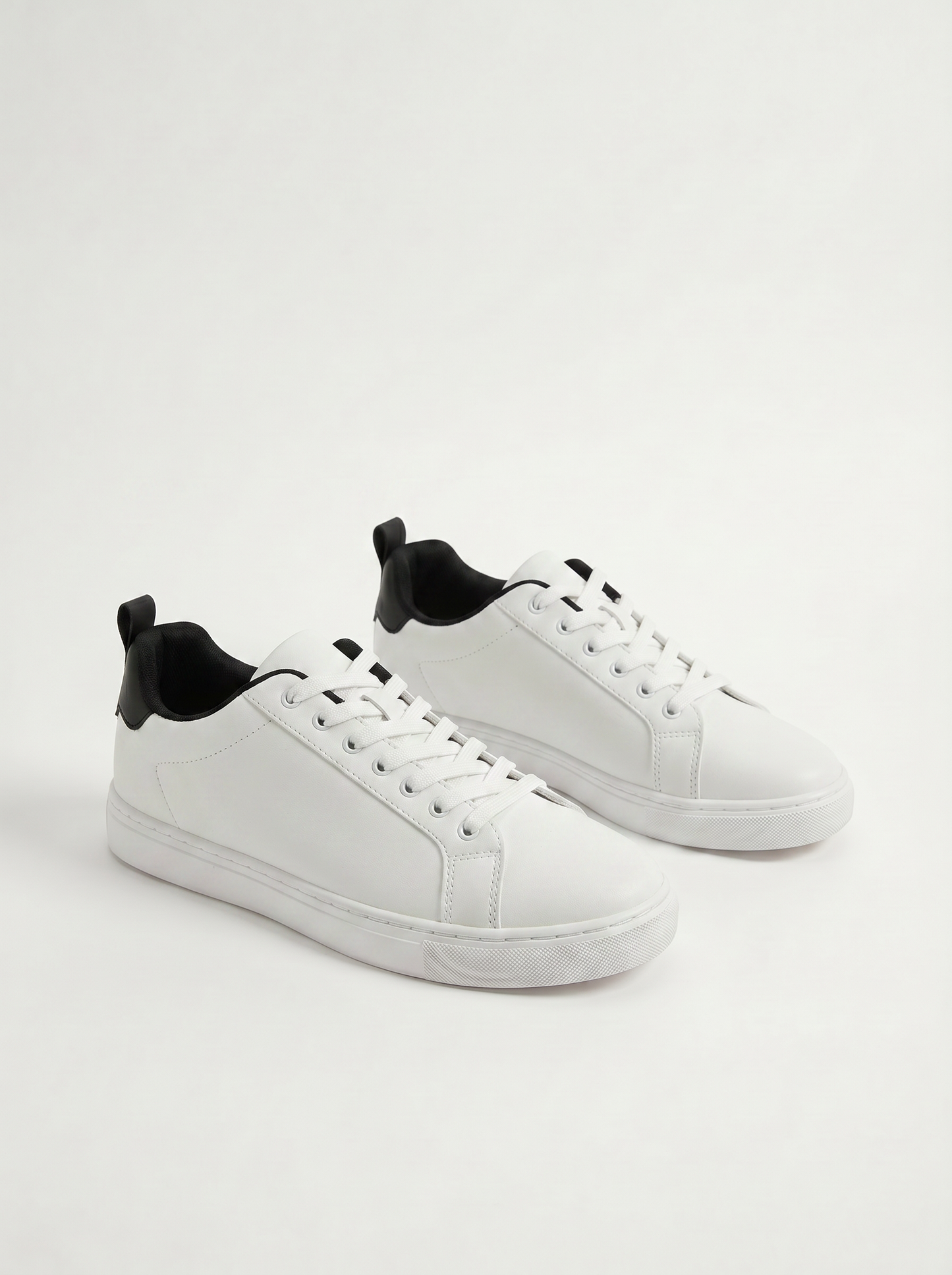 Sneakers uomo con fodera a contrasto - Bianco
