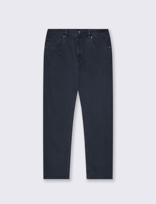 Pantaloni slim fit 5 tasche comfort - Blu