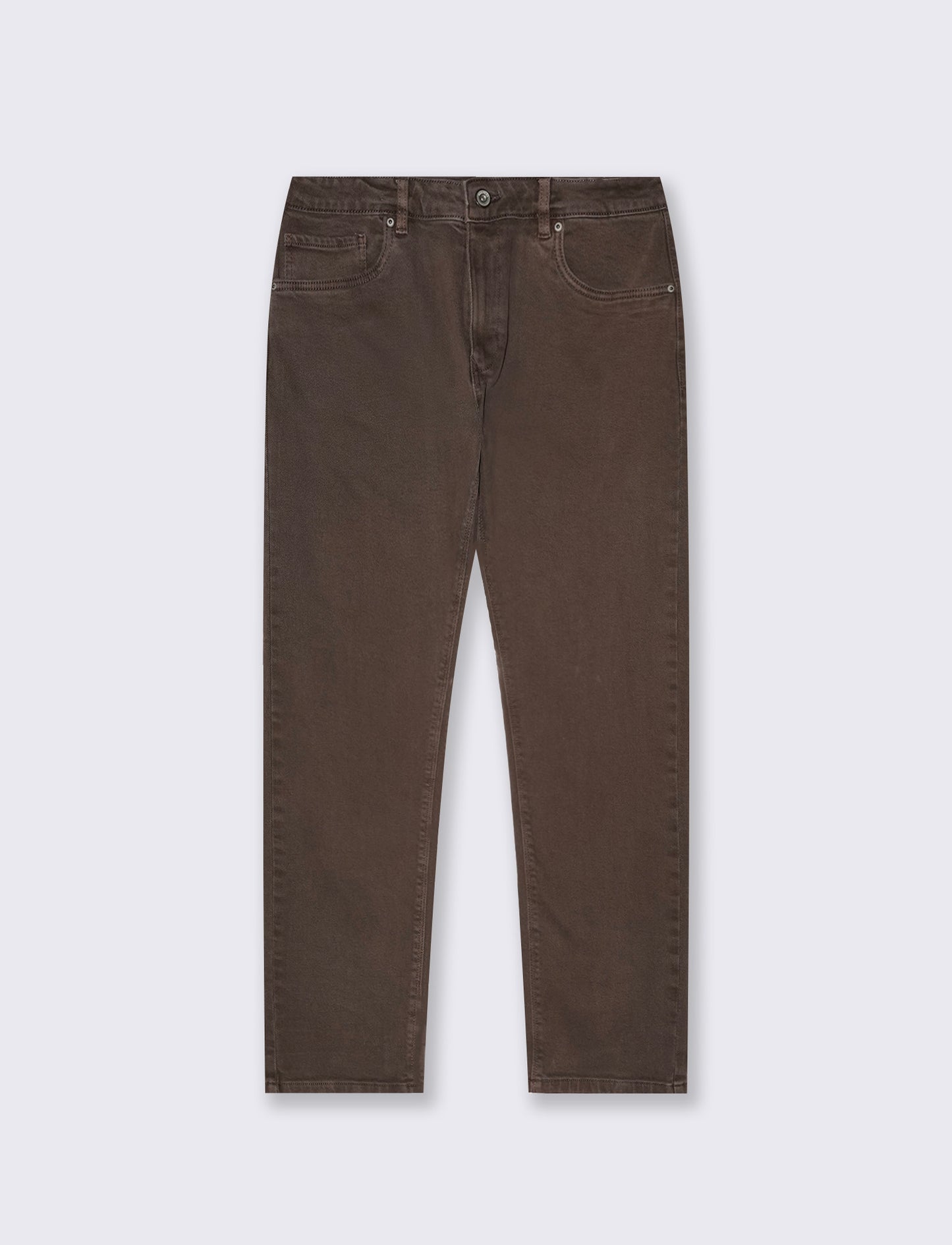 Pantaloni slim fit 5 tasche comfort - Moro