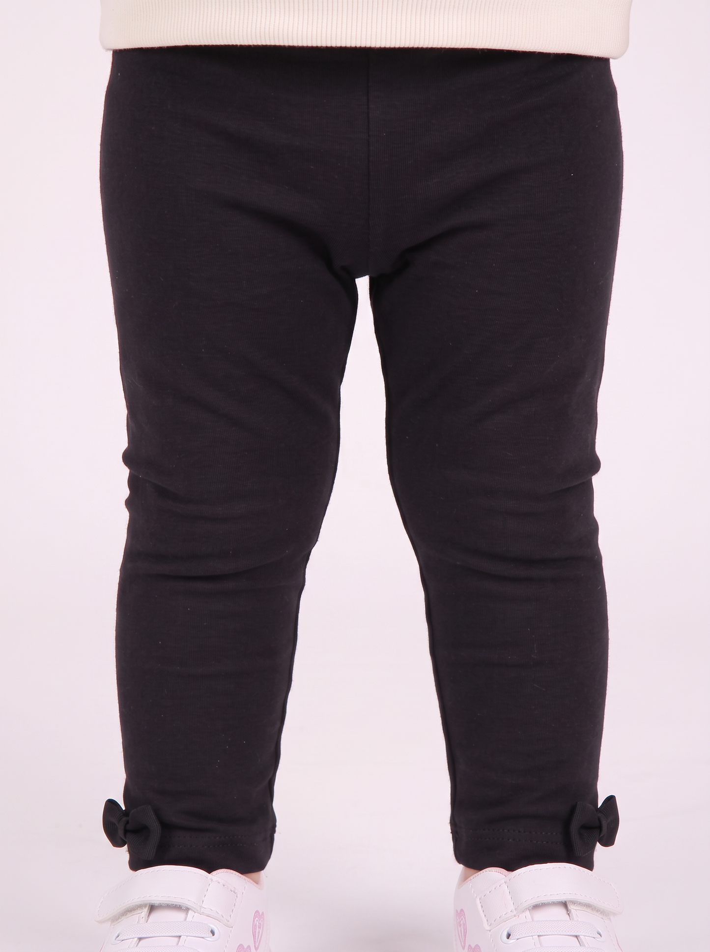 Comfortable and Versatile Cotton Leggings - Black