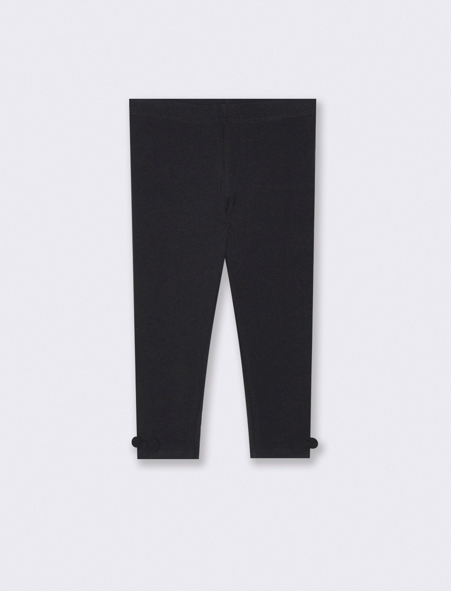 Comfortable and Versatile Cotton Leggings - Black