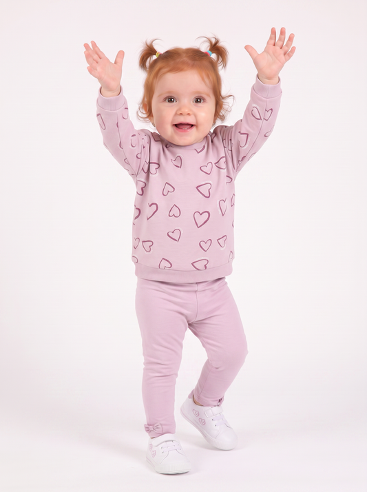Comfortable and Versatile Cotton Leggings - Pink