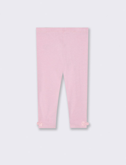 Comfortable and Versatile Cotton Leggings - Pink
