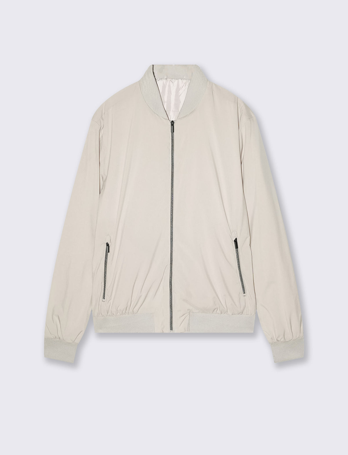 Bomber Basic in Tessuto Tecnico - Sabbia
