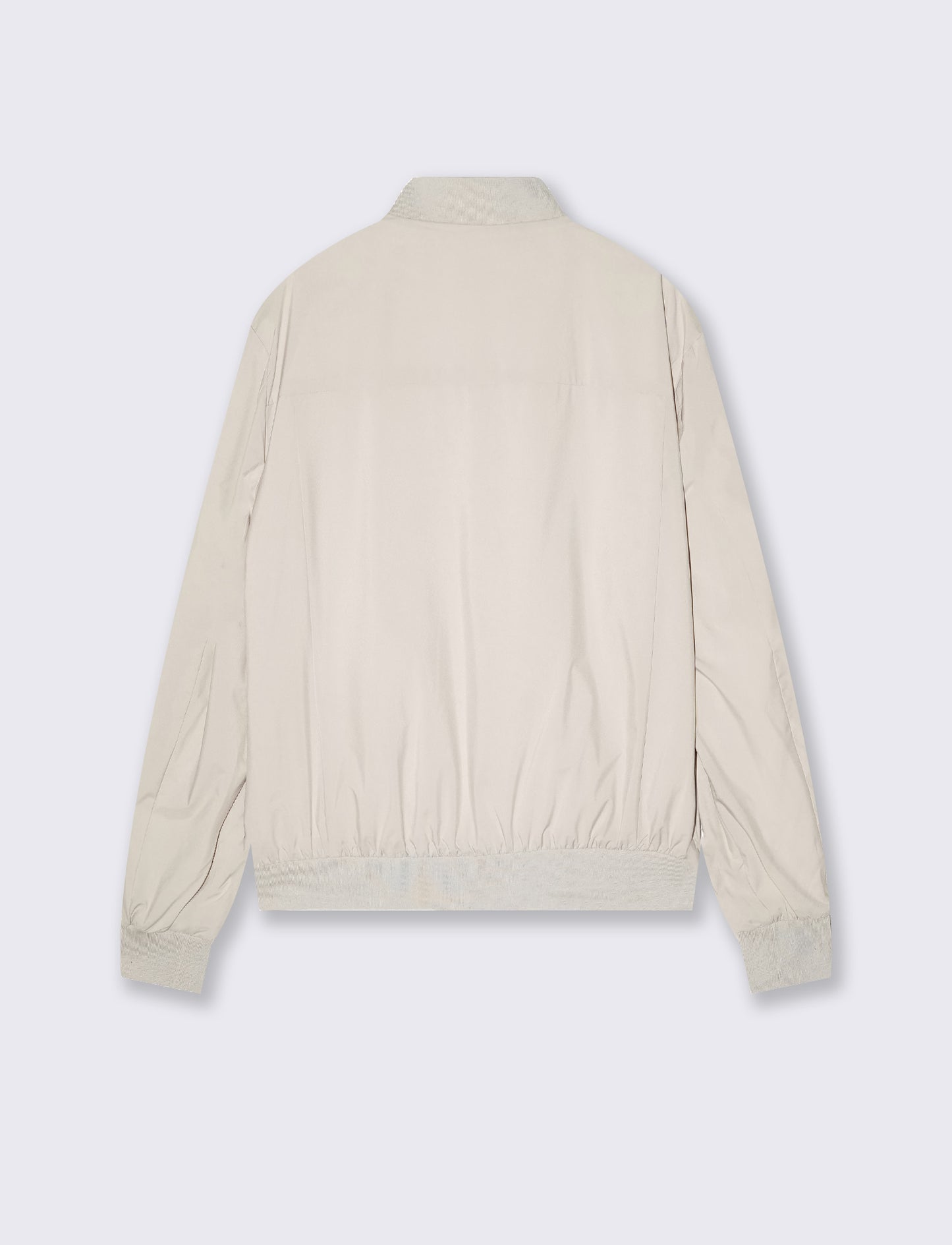Basic Bomber in Technical Fabric - Beige