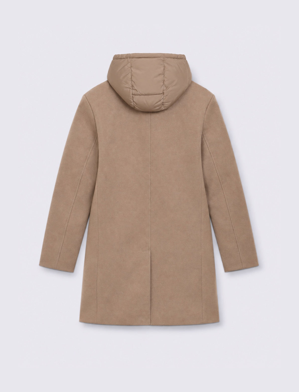 Cappotto finto doppio capo con gilet - Beige