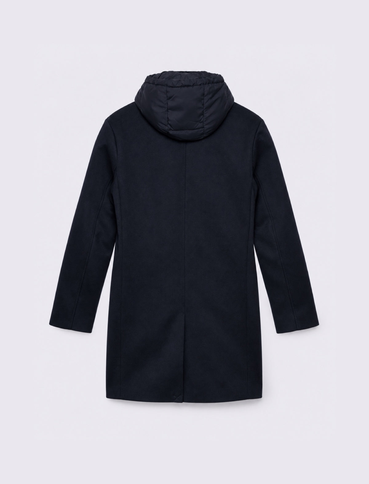 Cappotto finto doppio capo con gilet - Blu