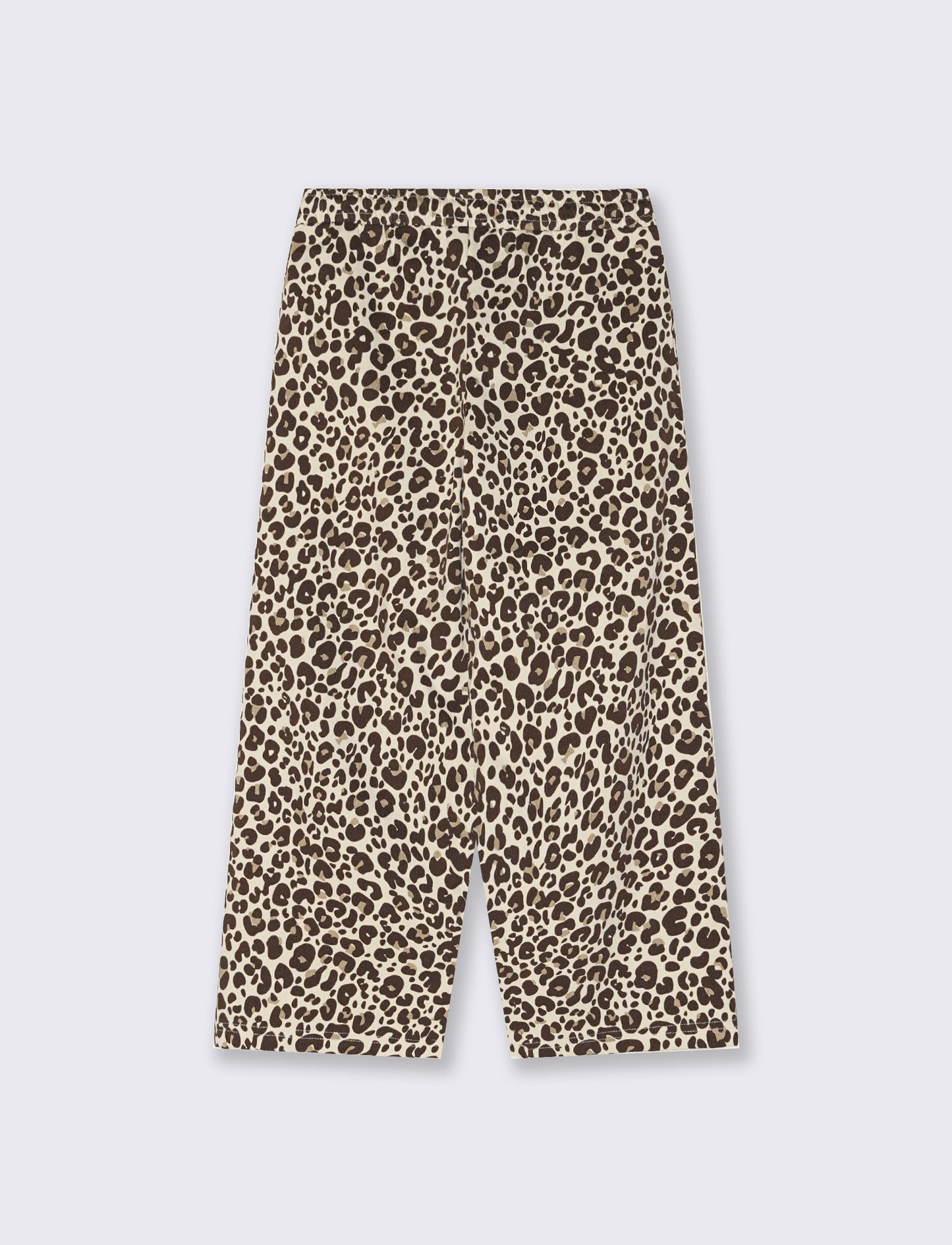 Wide Leg Trendy Print Joggers - Animalier