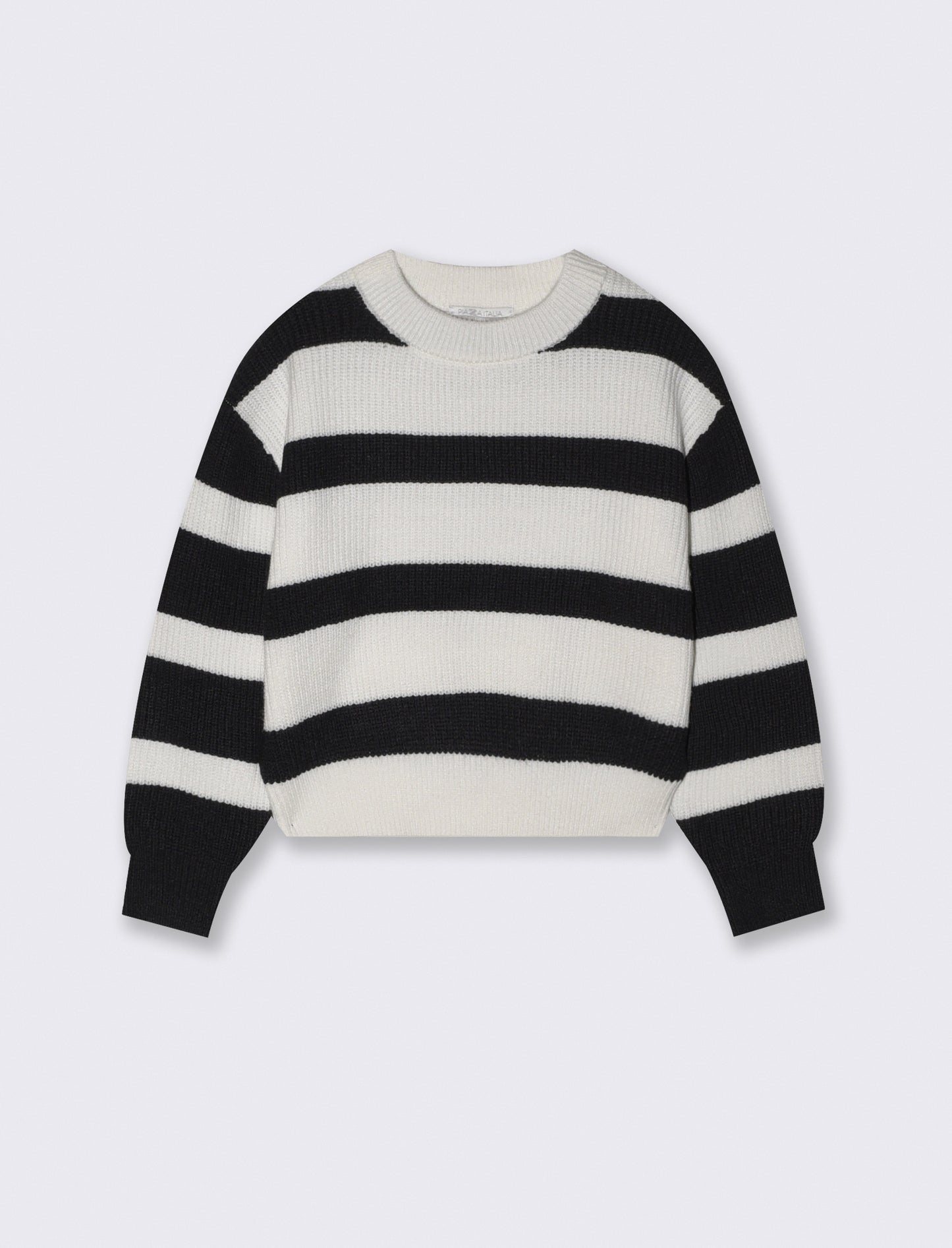 Maglione morbido in polyviscosa per bambina - Nero