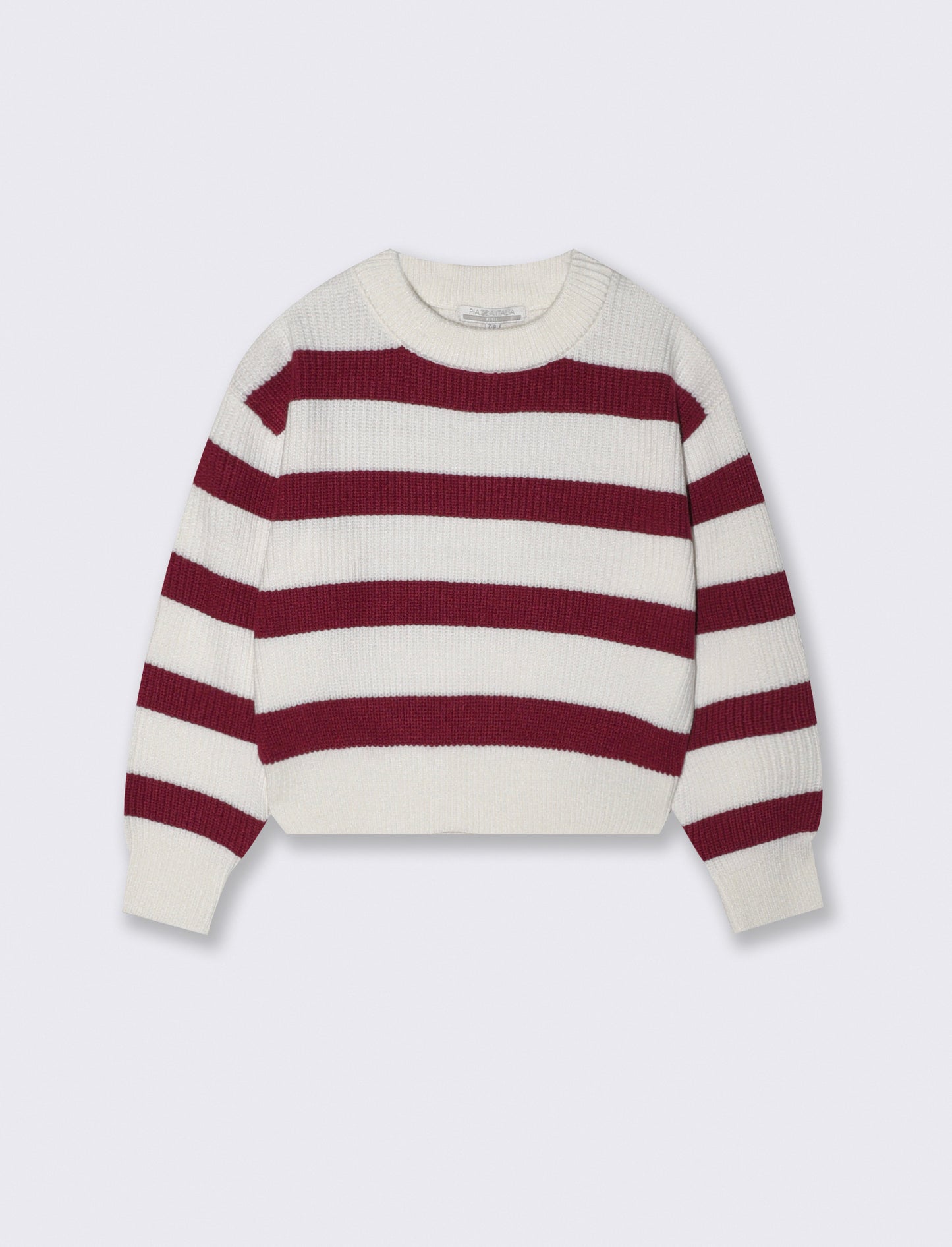 Soft polyviscose sweater for girls - Red