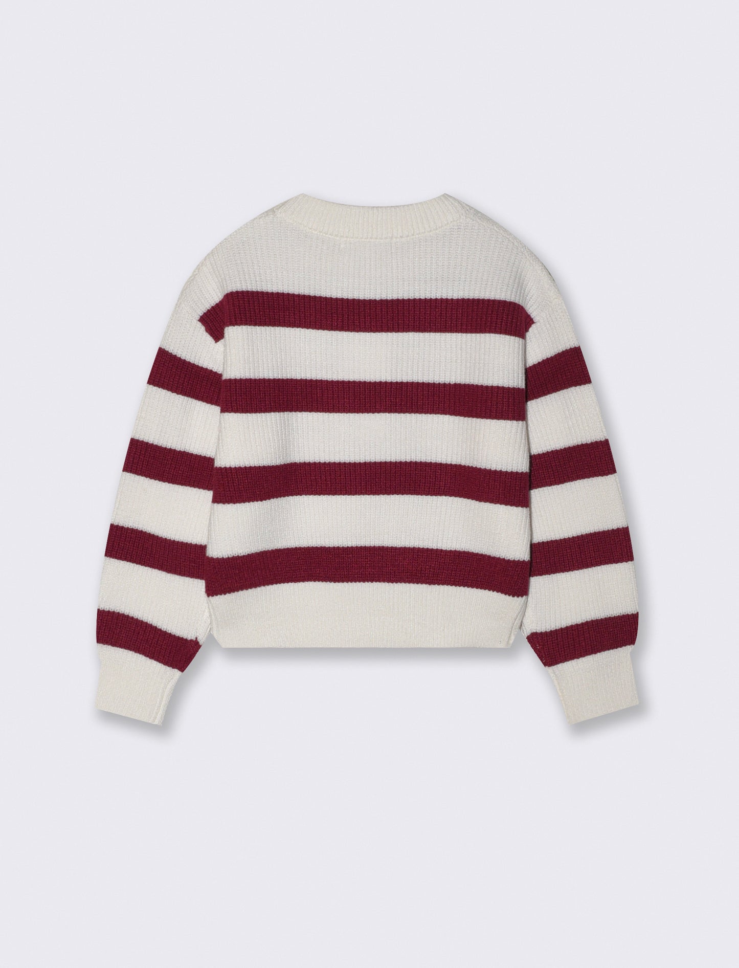 Soft polyviscose sweater for girls - Red
