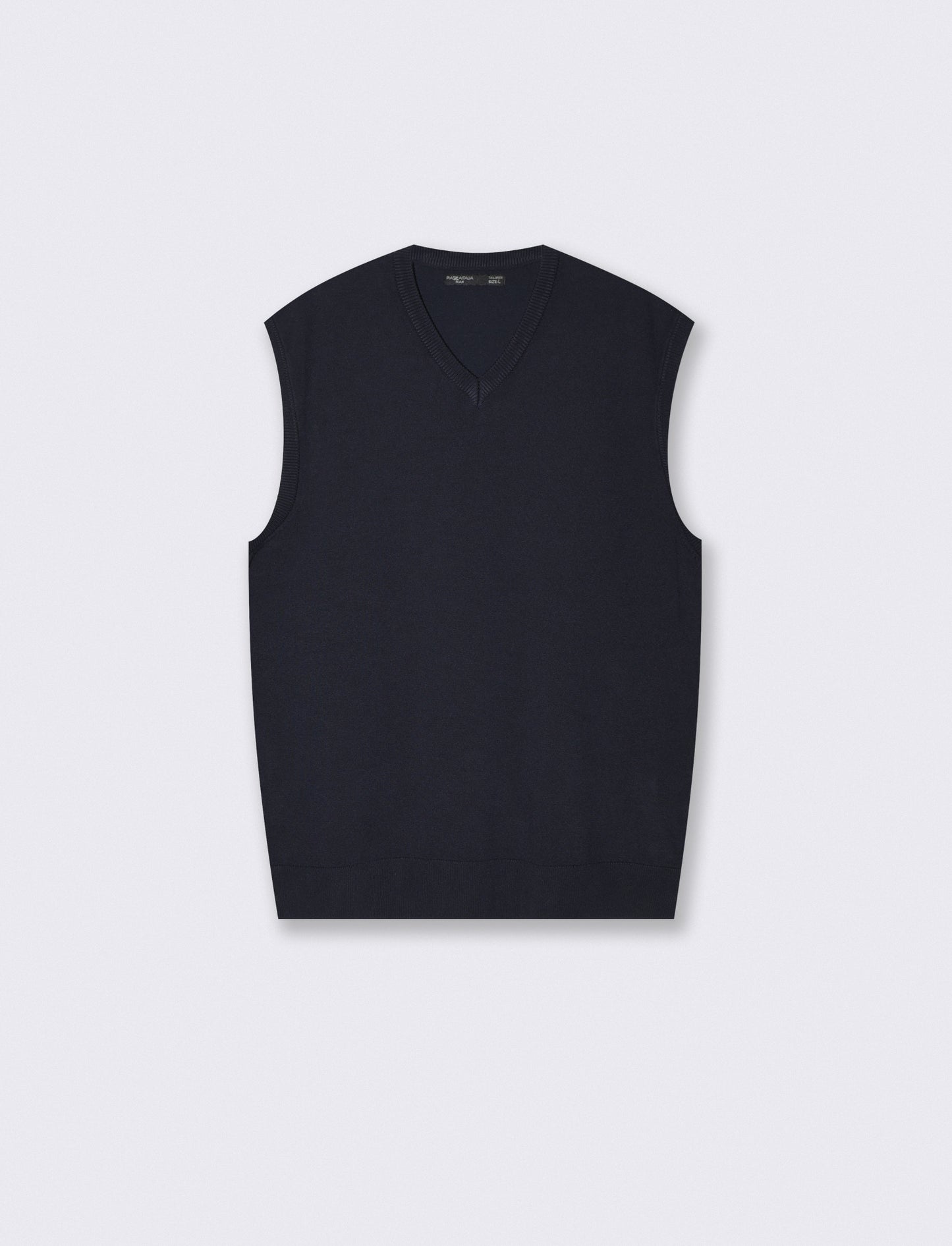 Maglia senza maniche con scollo a V - Blu