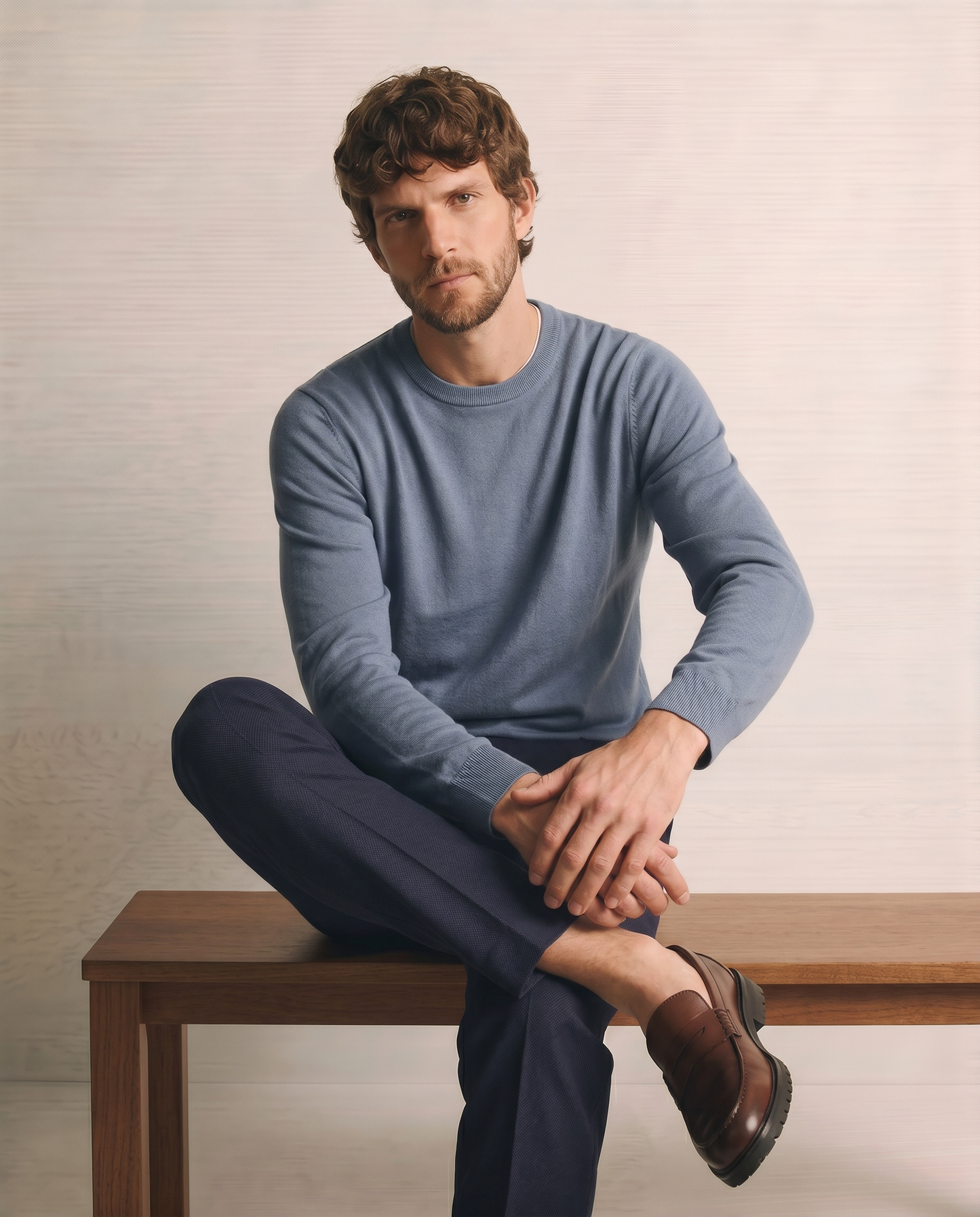 Maglia Girocollo Basic Regular Fit - CARTA DA ZUCCHERO