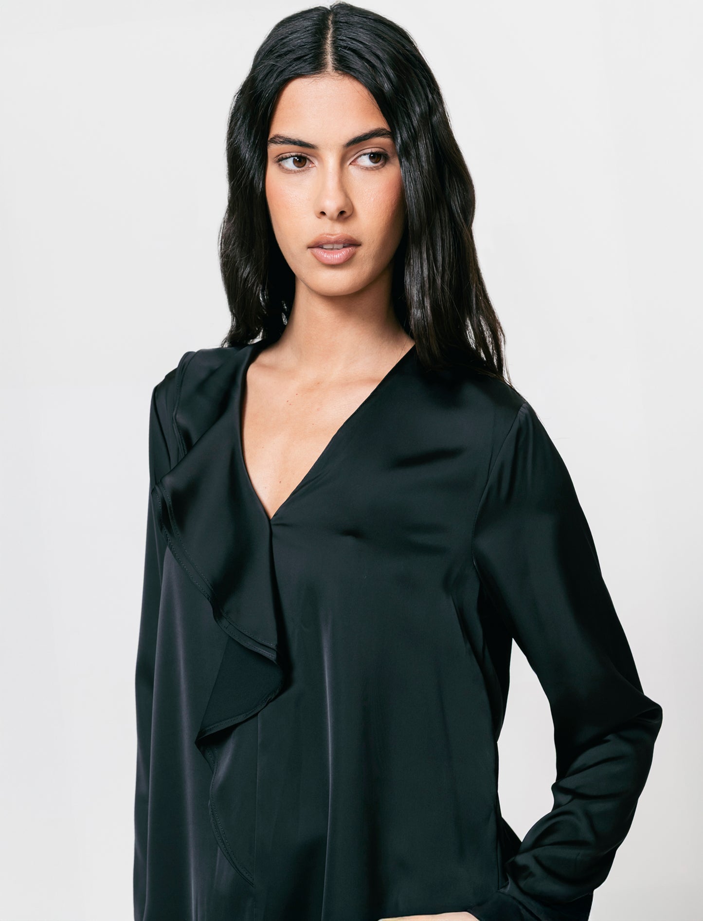 CASACCA CON ROUCHES - Nero