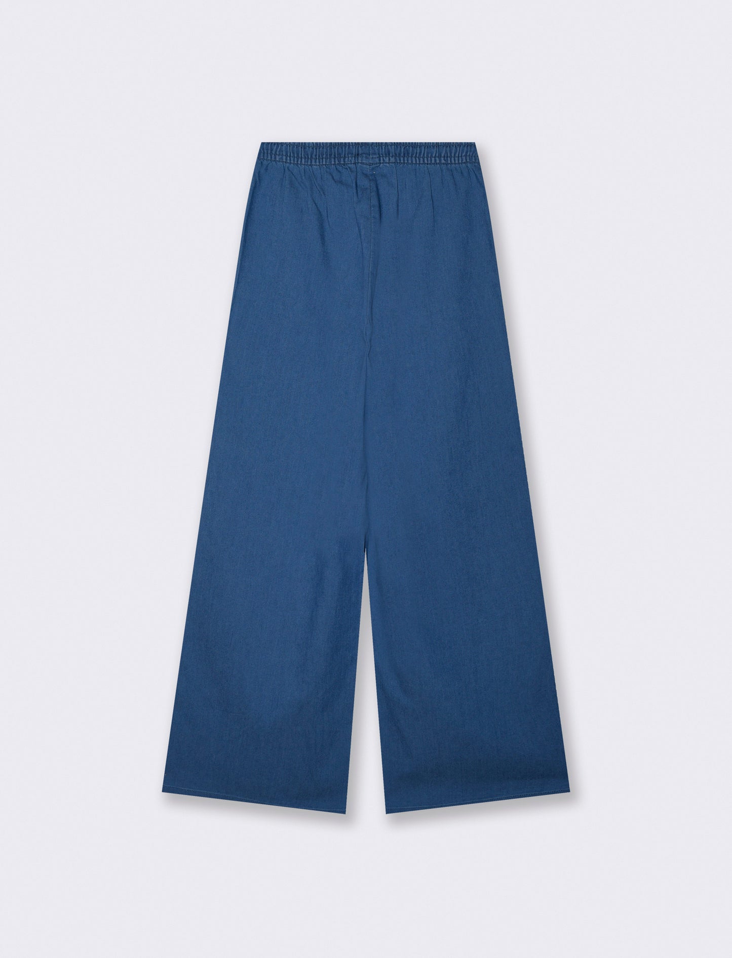 Pantaloni con elastico in vita - Denim