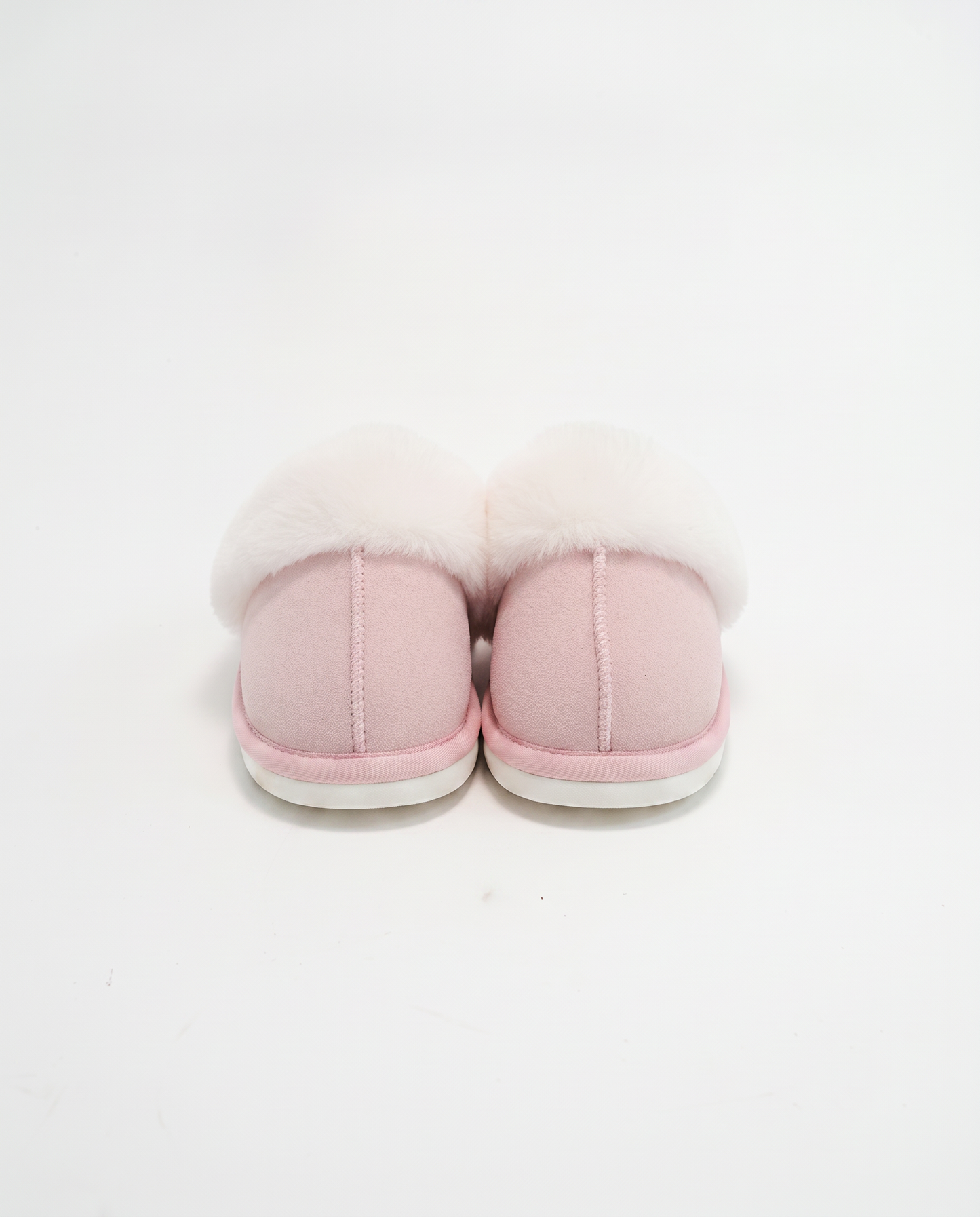 Pantofola calda da in tessuto furry - Rosa