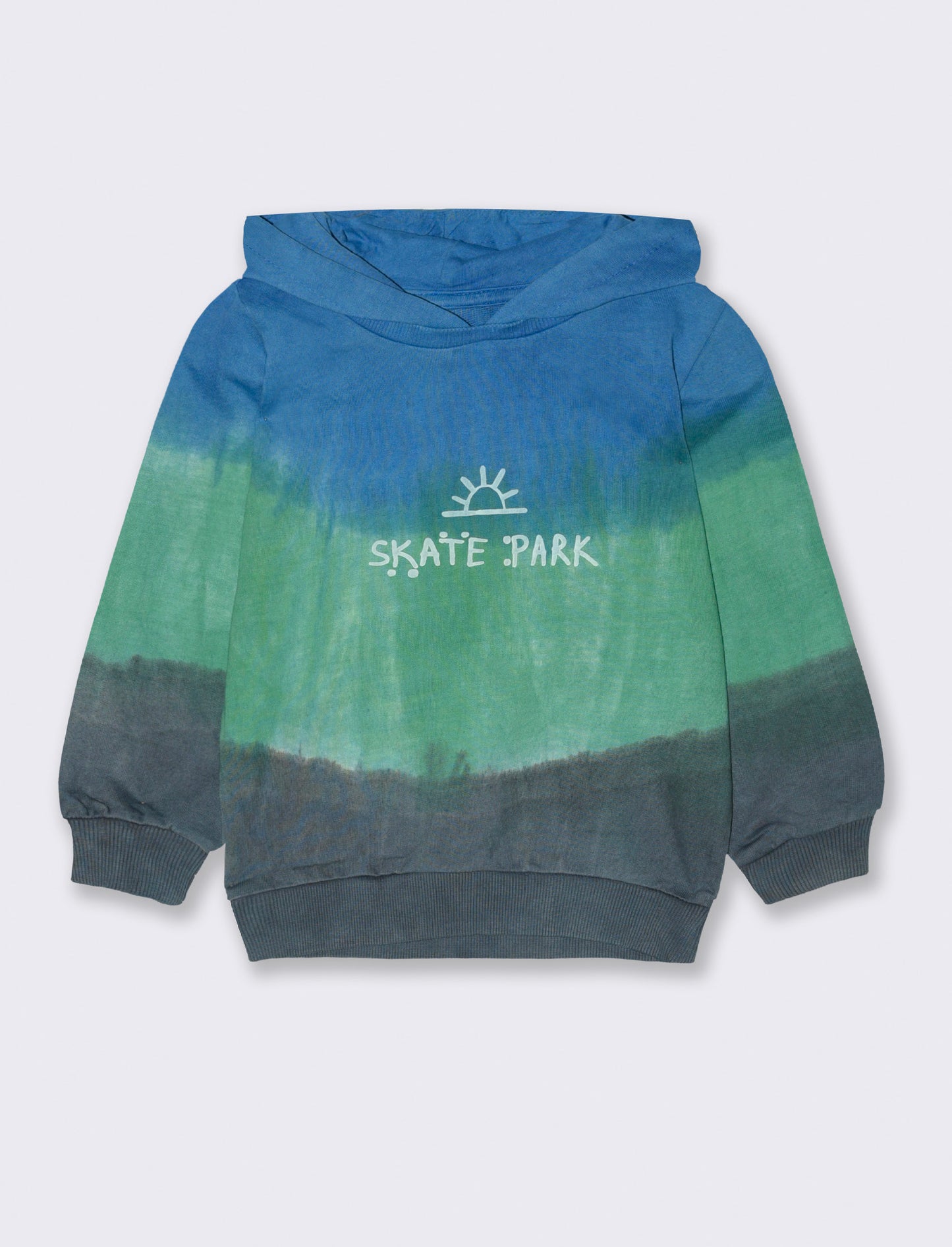 Felpa con cappuccio tie and dye da neonato - Fantasia