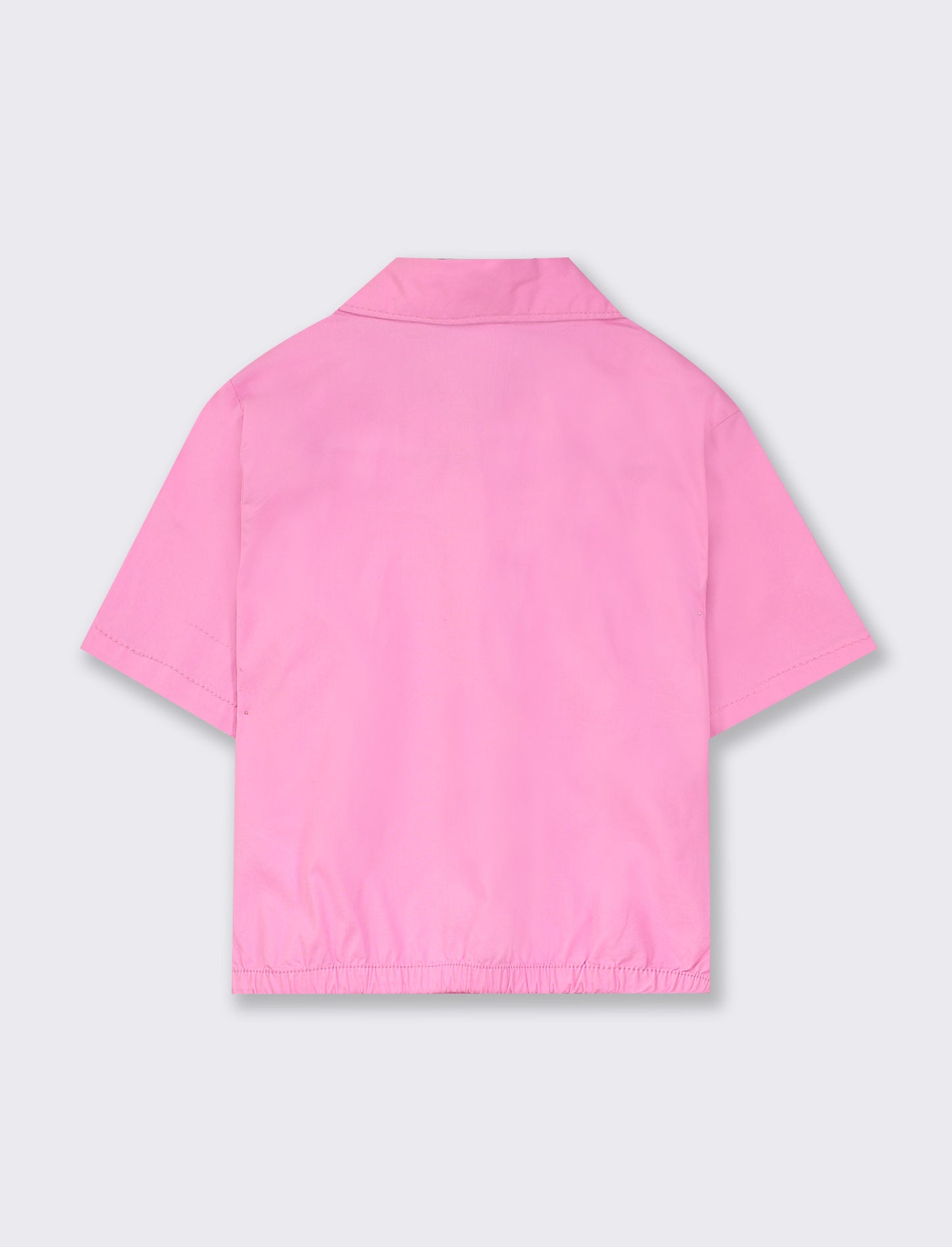 Camicia manica corta bambina - Rosa