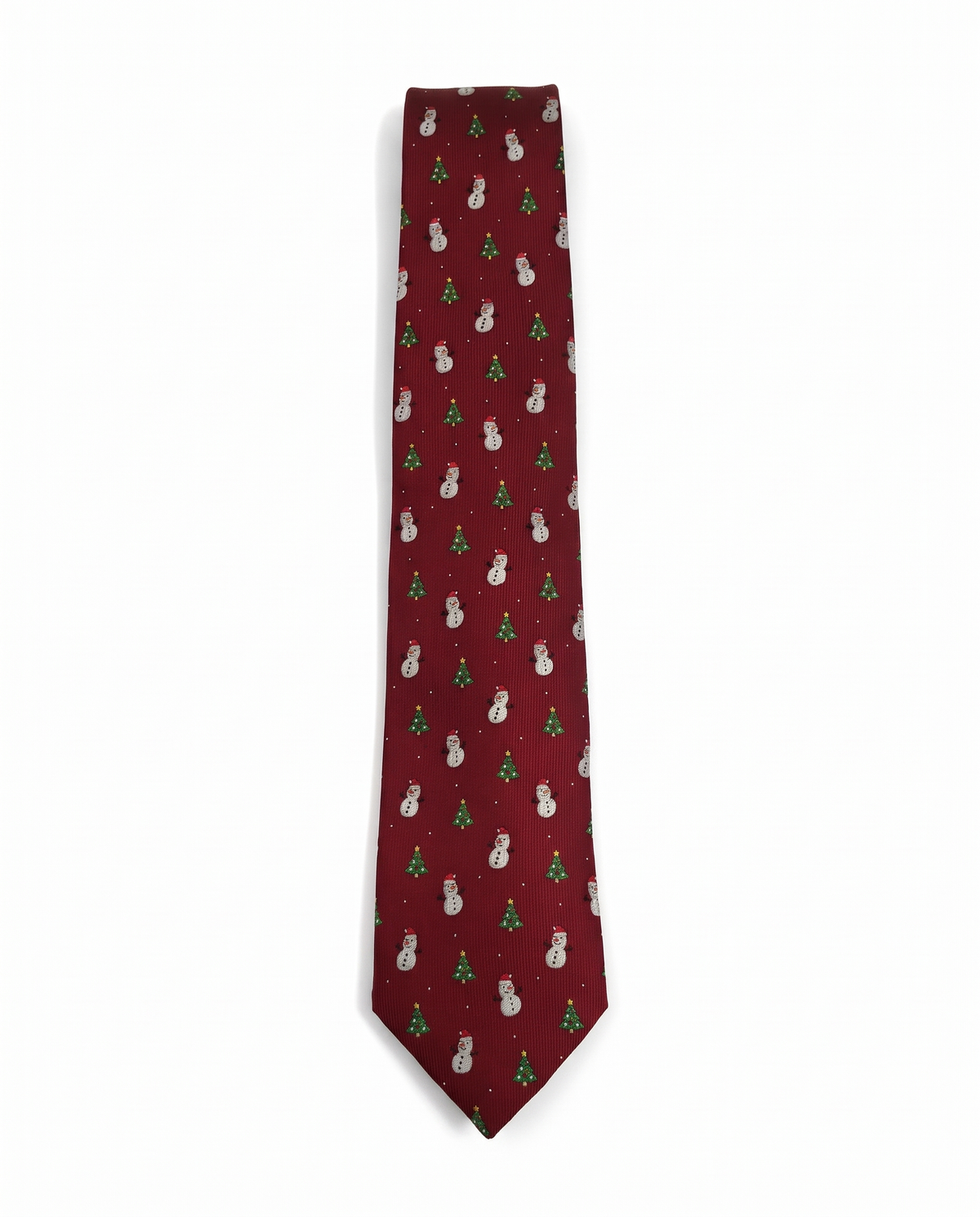 Tie 7.5 cm and men's bow tie Christmas - Red