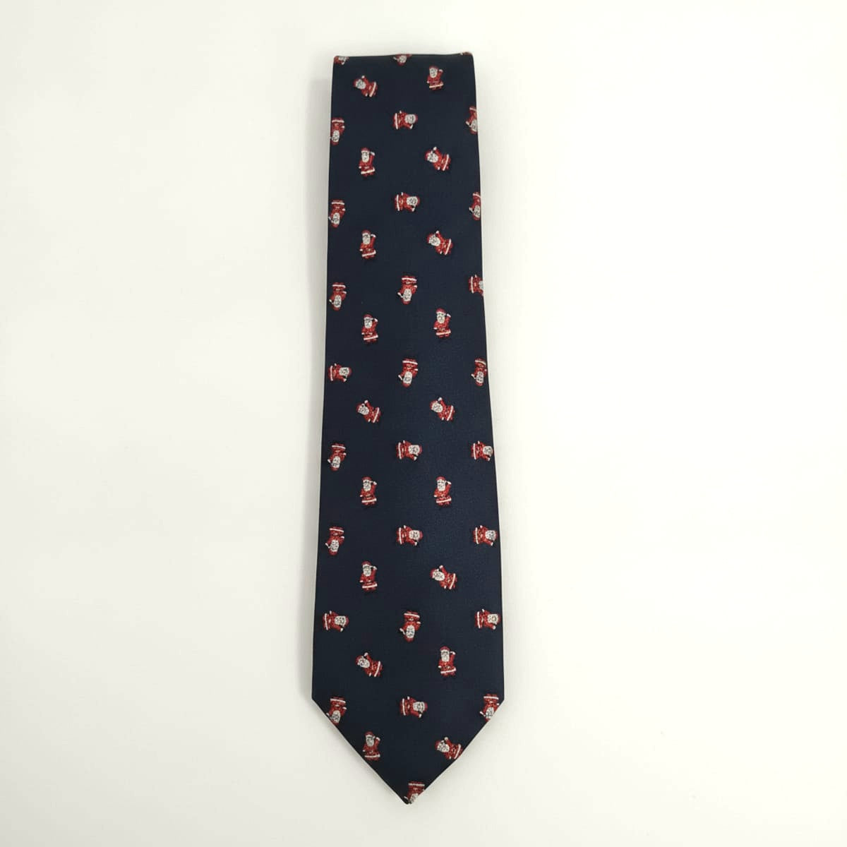 Cravatta 7,5 cm e papillon uomo Natale - Blu-rosso