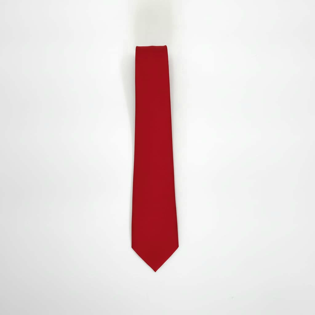 Cravatta 7,5 cm e papillon uomo Natale - Rosso