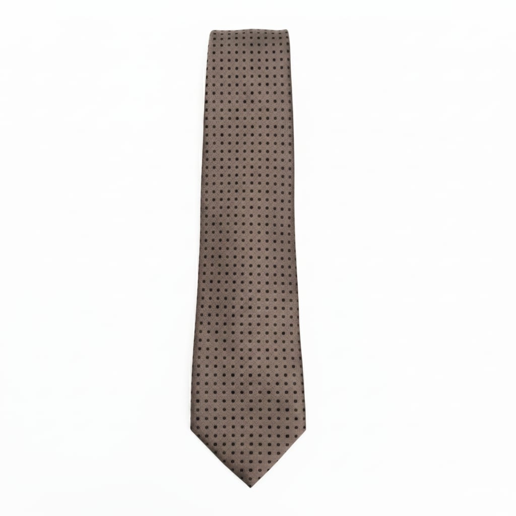 Cravatta uomo fantasia 8cm elegante e stilosa - Beige