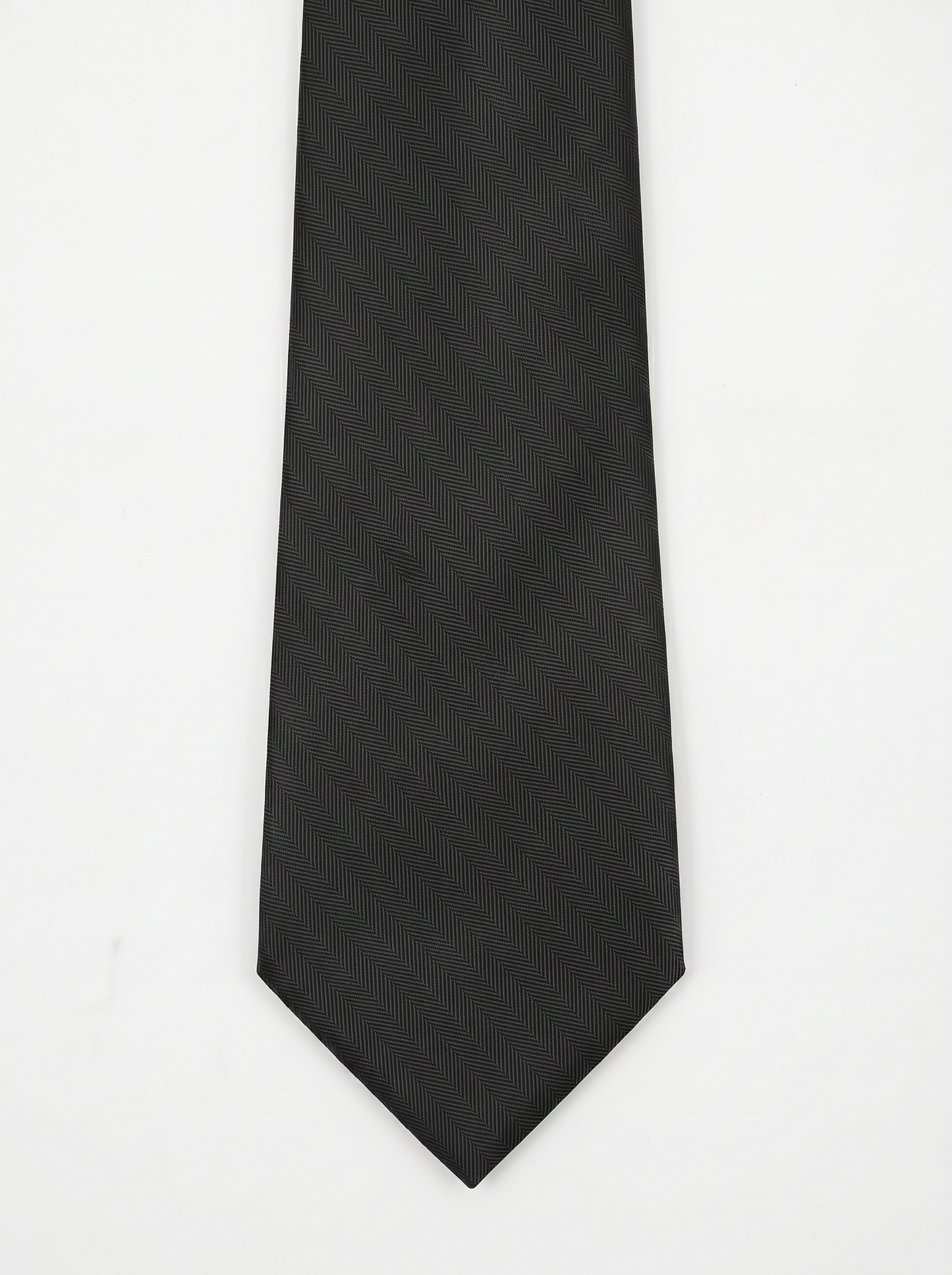 Cravatta cerimonia uomo 8cm elegante - Nero