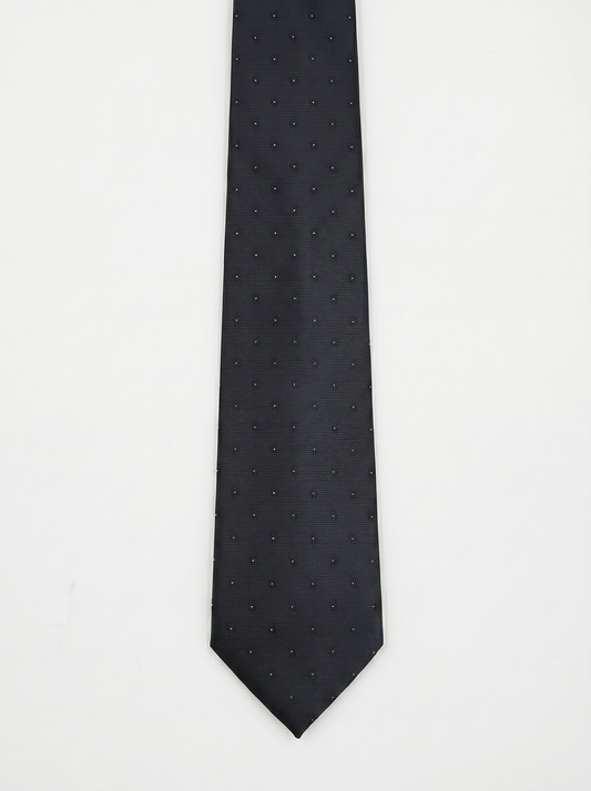 Cravatta cerimonia uomo 8cm elegante - Blu notte