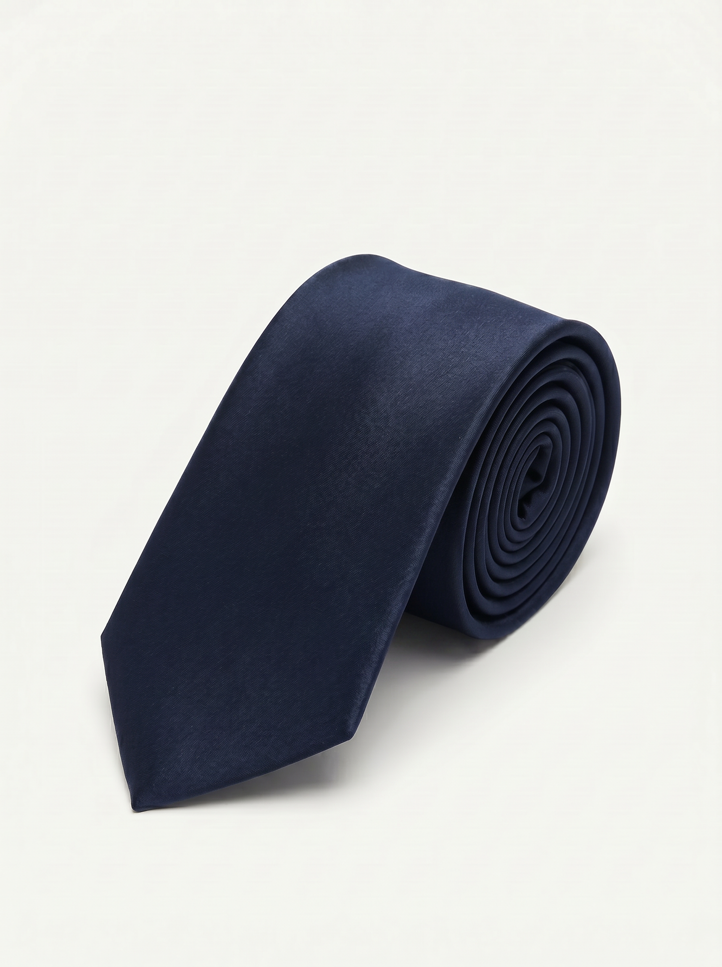 Cravatta liscia 8cm per uomo elegante - Blu navy