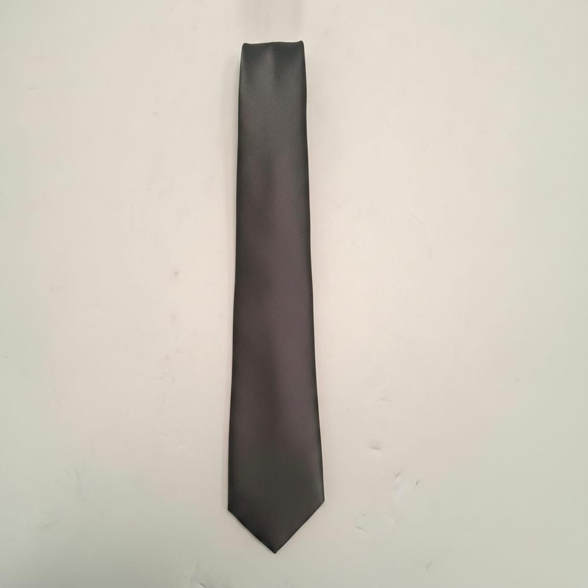 Cravatta raso liscio 5 cm per uomo - Grigio
