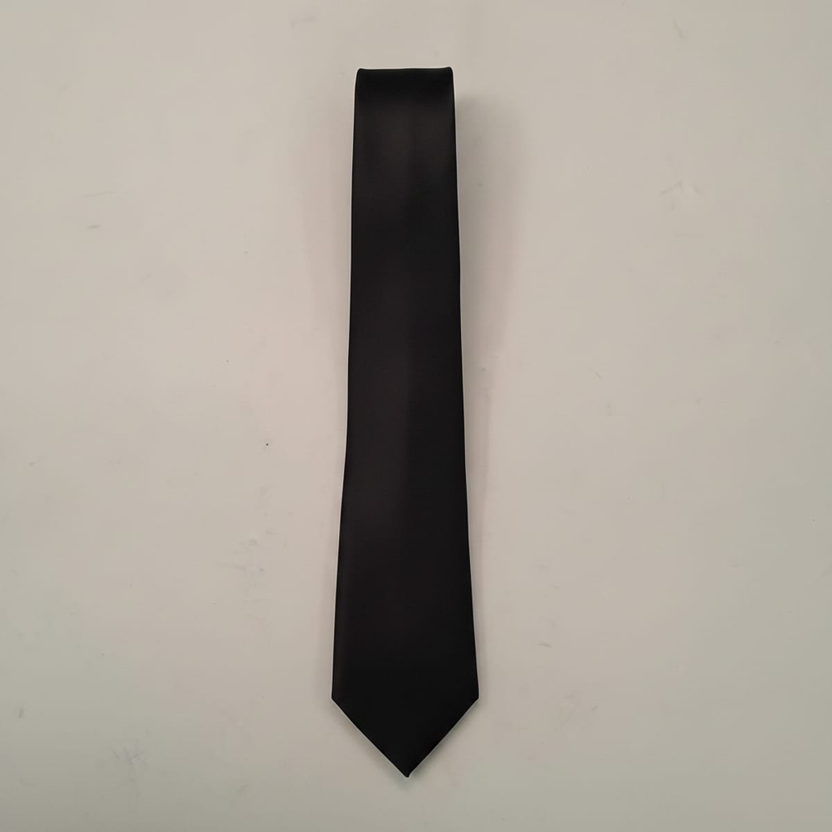 Elegant men's tie and pocket square - Black