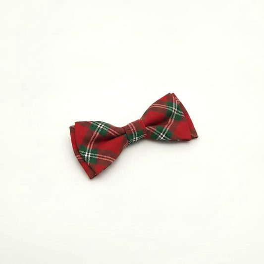 Velvet Christmas Bowtie for Kids - Blue