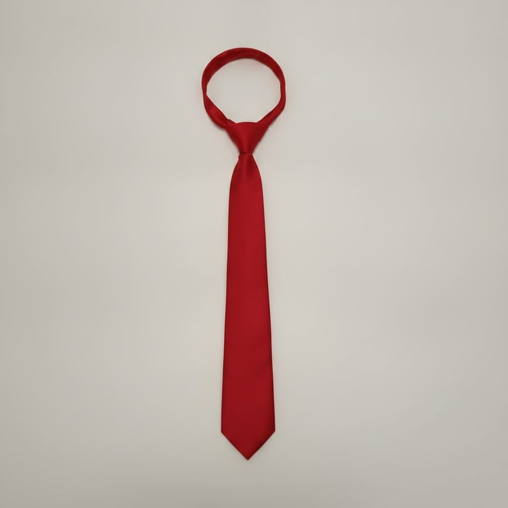Cravatta per bambini con nodo elegante - Rosso