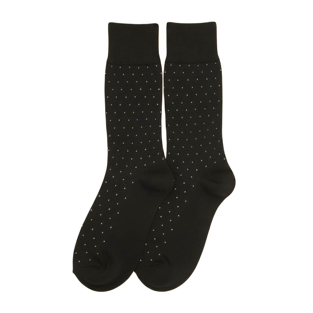 Medium patterned socks for men - Black