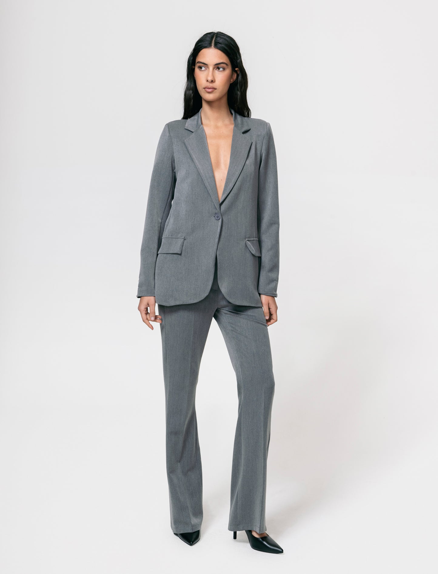 BLAZER MONOPETTO 1 BOTTONE - Grigio
