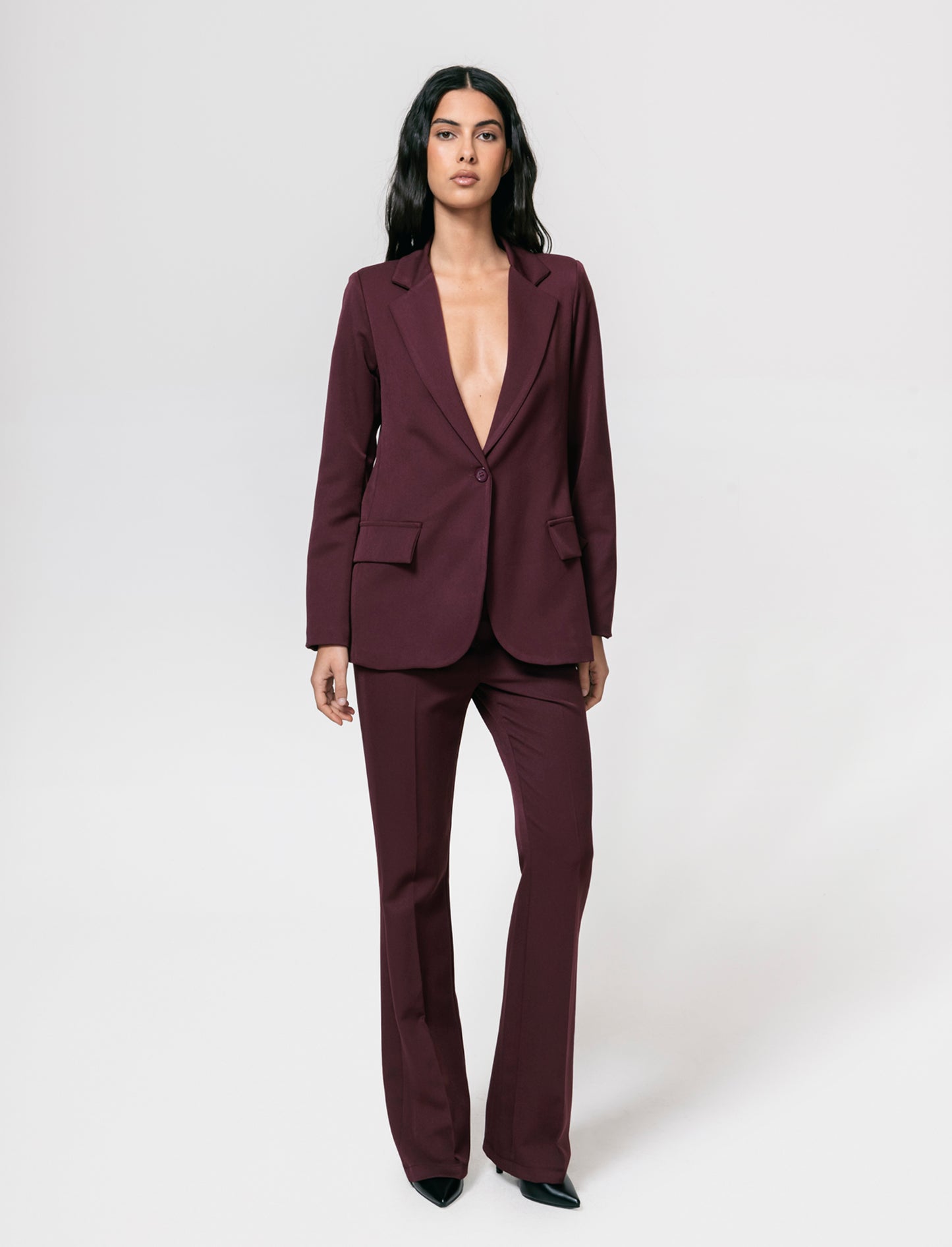 BLAZER MONOPETTO 1 BOTTONE - Bordeaux