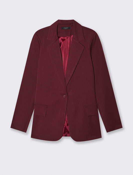 BLAZER MONOPETTO 1 BOTTONE - Bordeaux