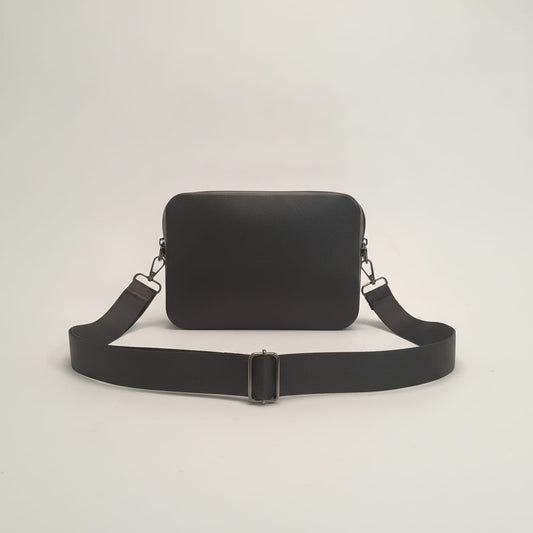 Pochette gommata da uomo - Nero