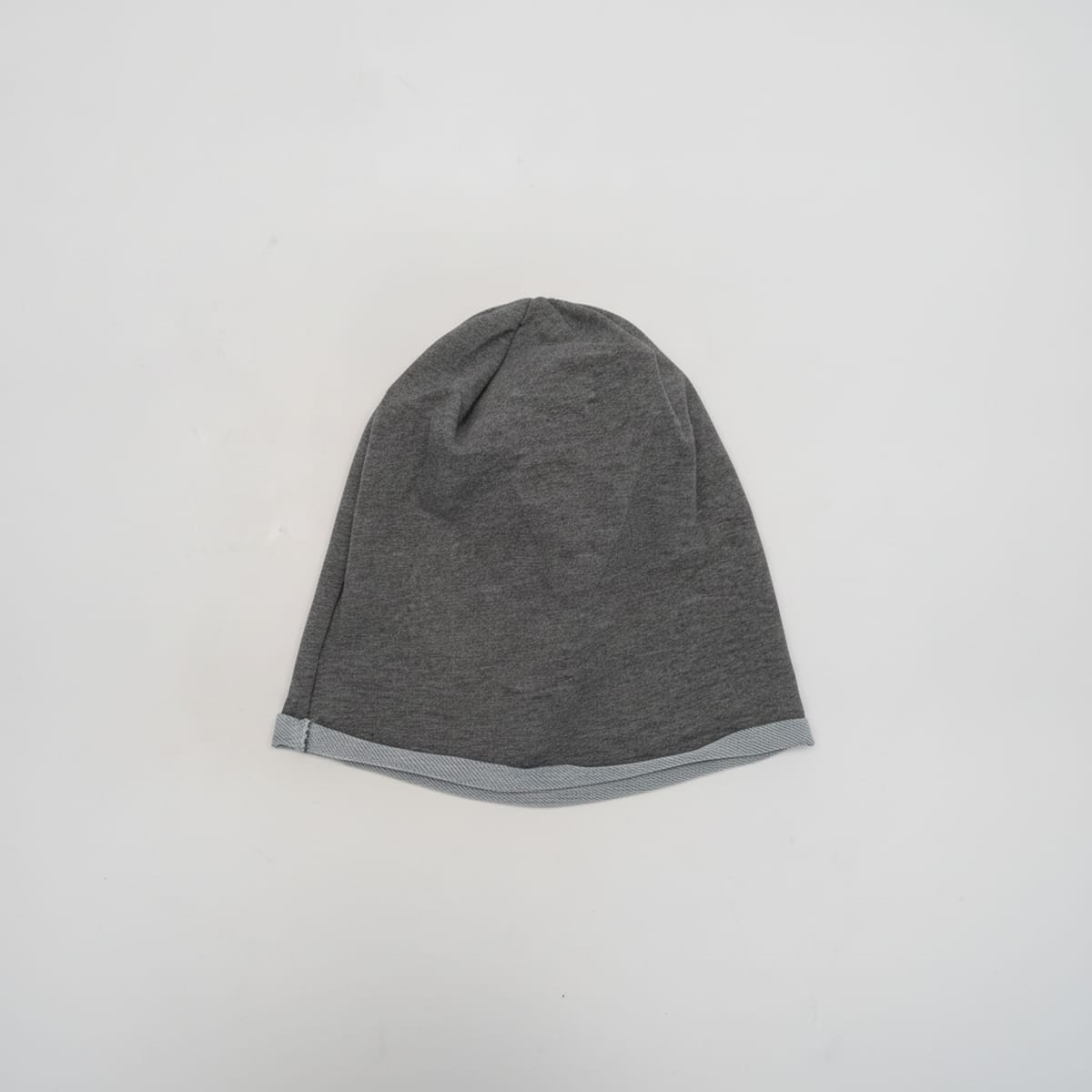 Men's melange jersey cap - Grey