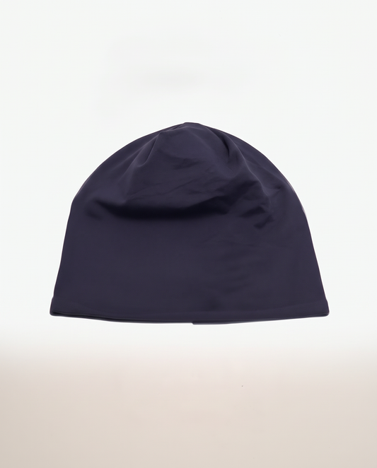 Men's melange jersey cap - Blue