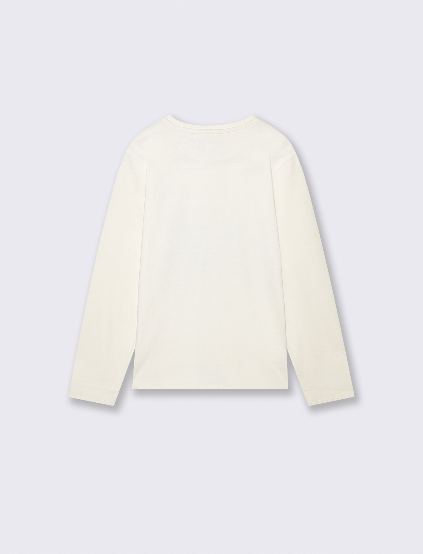 Felpa Basic con Cappuccio e Stampa - Bianco latte